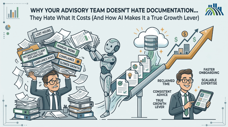 Why Your Advisory Team Doesn’t Hate Documentation—They Hate What It Costs   (And How AI Finally Makes It a True Growth Lever in 2026)